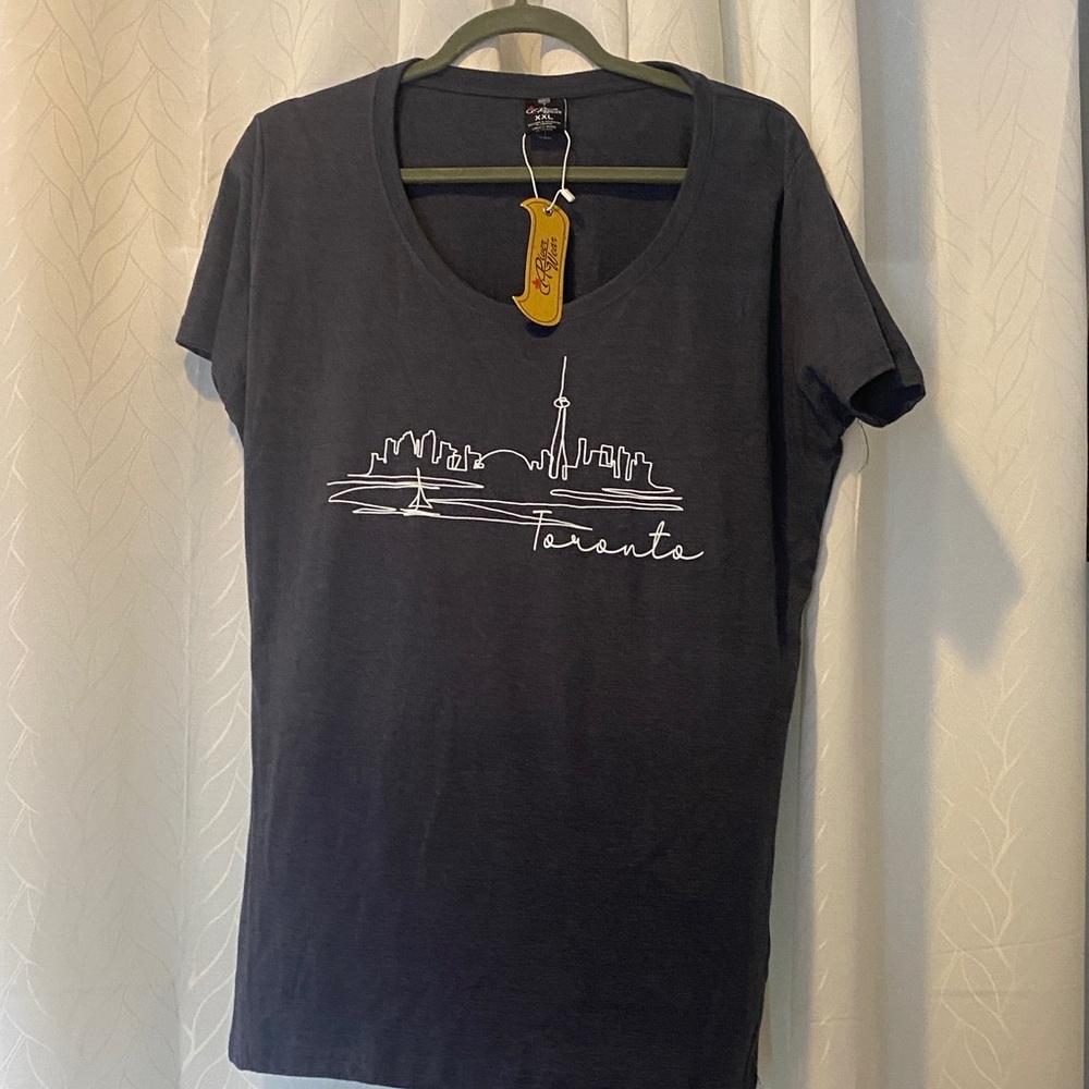 Black Toronto Skyline T-Shirt
